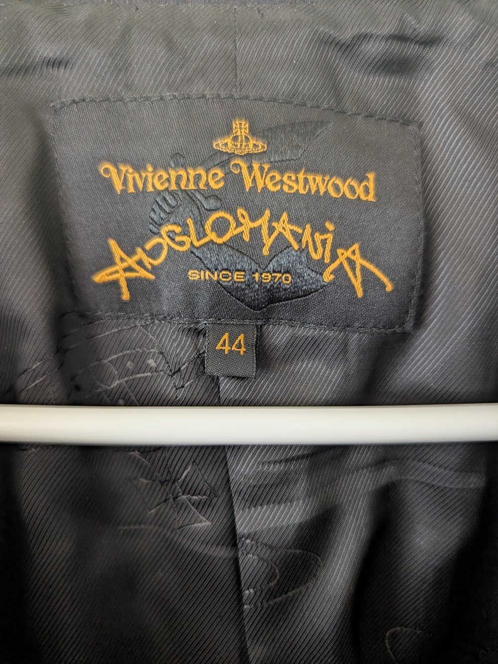 Vivienne Westwood Anglomania Womens 44 Blue Wool Coat Military Avant Garde - Picture 8 of 9